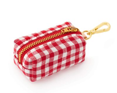 Red Gingham Poopbag Holder - FD