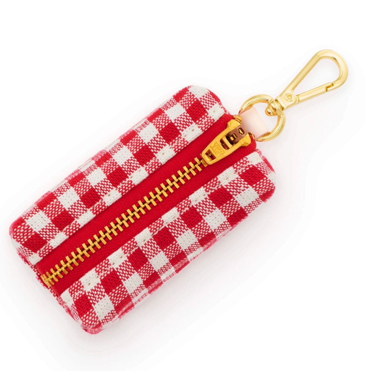 Red Gingham Poopbag Holder - FD Red Gingham Poopbag Holder - FD