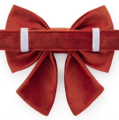 Sunflower Embroidered Sailor Bow - FD