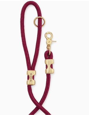 Wine Red Rope Leash - FD