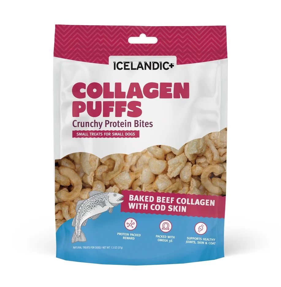 Collagen Puffs - Beef w/ Cod Skin - Icelandic Collagen Puffs - Beef w/ Cod Skin - Icelandic