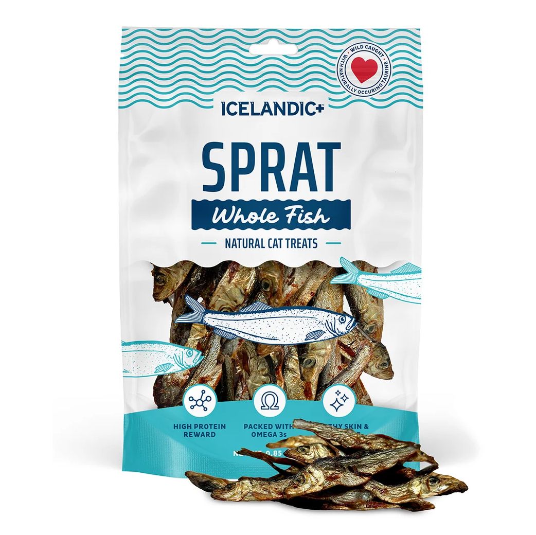 Sprat Whole Fish Cat Treats - Icelandic Sprat Whole Fish Cat Treats - Icelandic