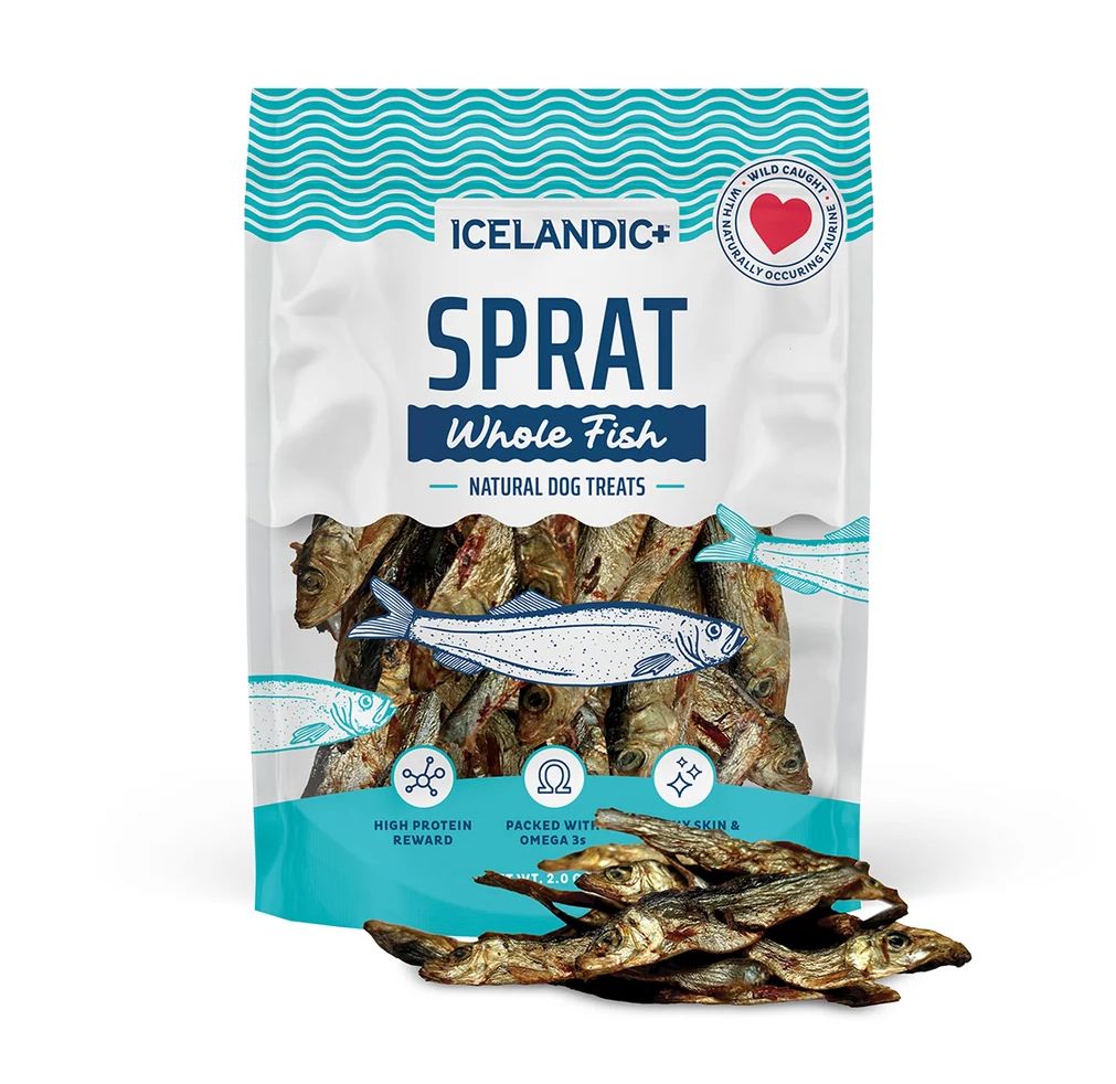 Sprat Whole Fish Dog Treats - Icelandic Sprat Whole Fish Dog Treats - Icelandic