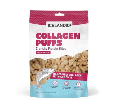 Collagen Puffs Beef w/ Cod Skin (Cats)- Icelandic