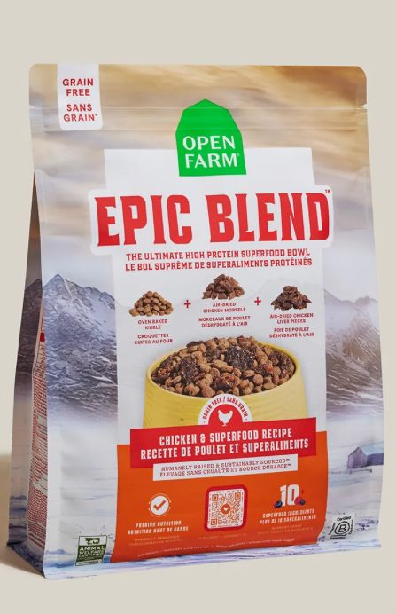 Epic Blend GF Chicken & Superfood Recipe-Open Farm Epic Blend GF Chicken & Superfood Recipe-Open Farm