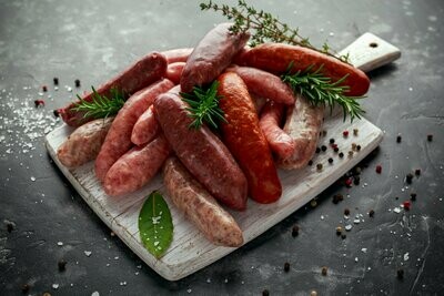 Thick Beef & thin BBQ sausages pack (1kg)