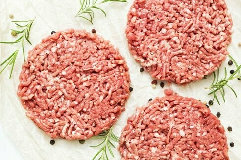 Lamb  Garlic/ Rosemary burgers 6pk)