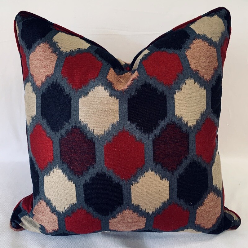 Hexagonal Pattern Pillow