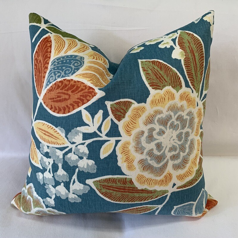 Bright Floral Pillow