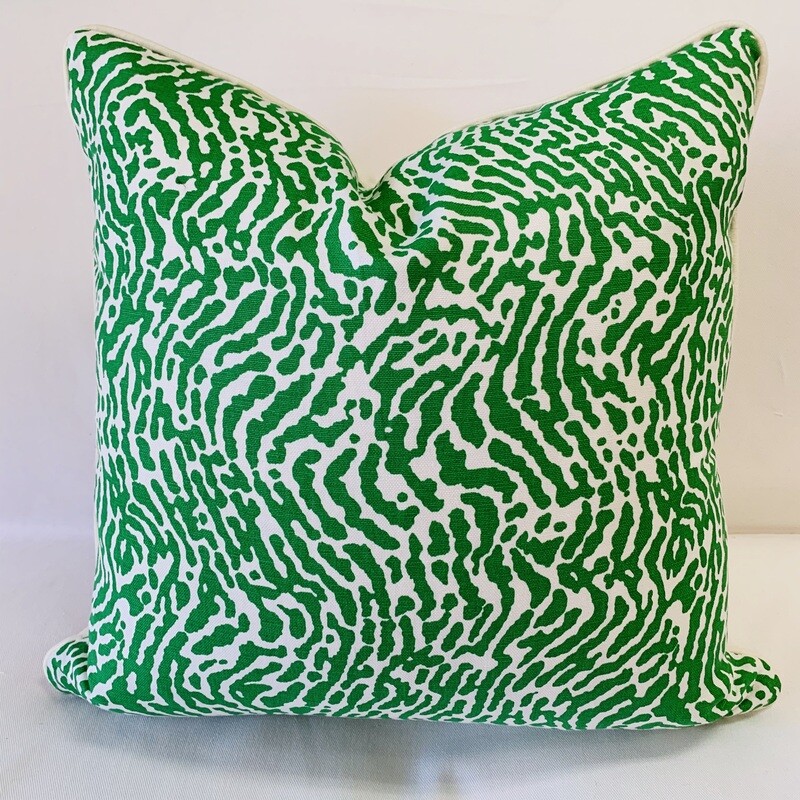 Green Organic Lines Pillow