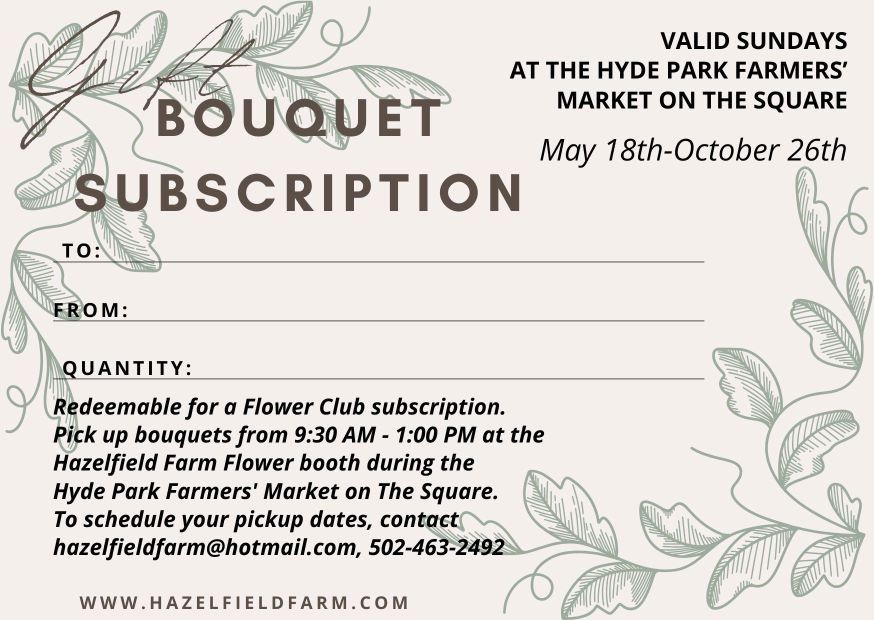 Gift - Flower Bouquet Subscriptions