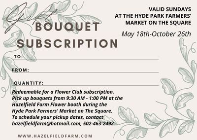 Gift - Flower Bouquet Subscriptions