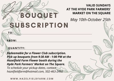 Gift - Flower Bouquet Subscriptions