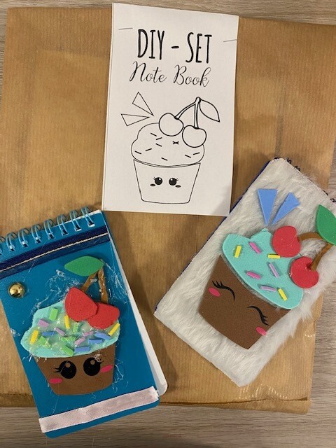 DIY Cupcake-Notenbook DIY Cupcake-Notenbook