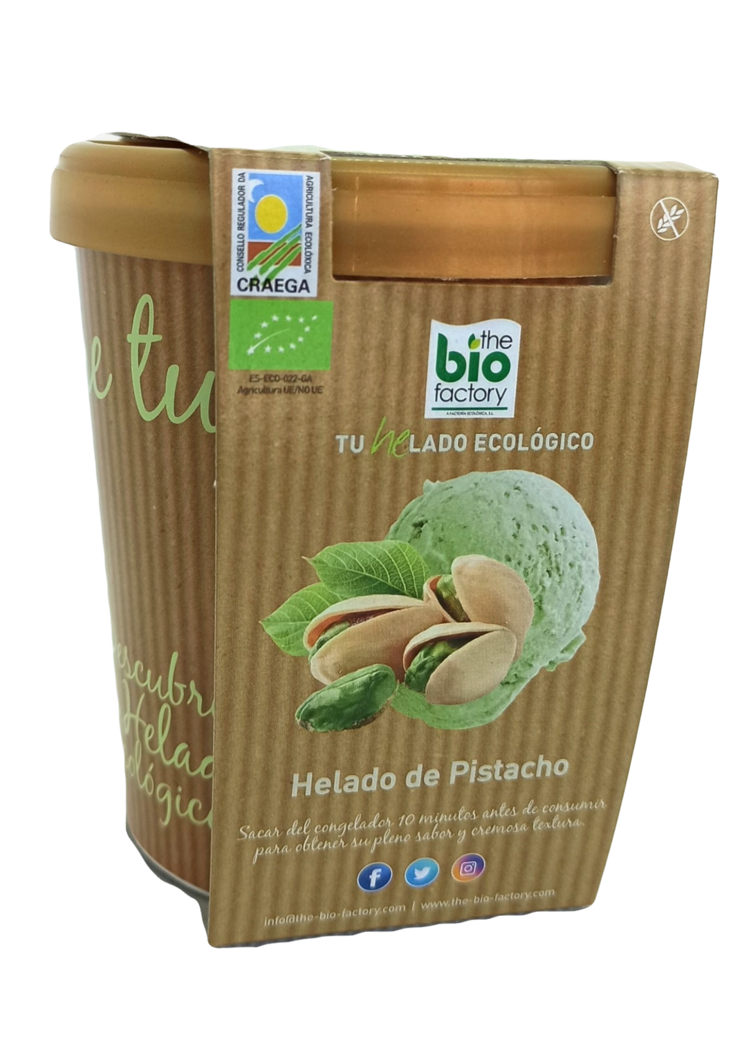 HELADO DE PISTACHO ECOLÓGICO 480 ML (Envío Gratuito) HELADO DE PISTACHO ECOLÓGICO 480 ML (Envío Gratuito)