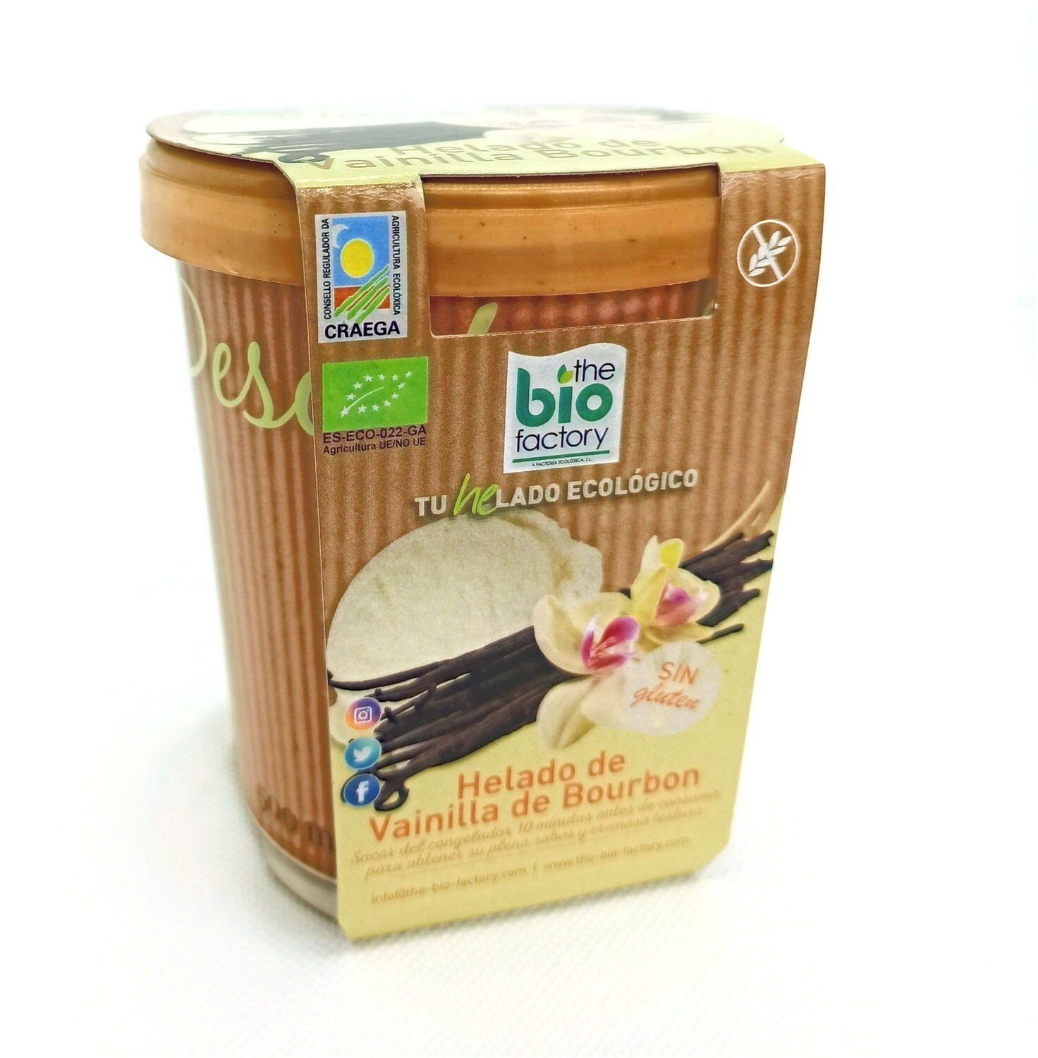 HELADO ECOLÓGICO DE VAINILLA 480 ML (Envío gratuito) HELADO ECOLÓGICO DE VAINILLA 480 ML (Envío gratuito)