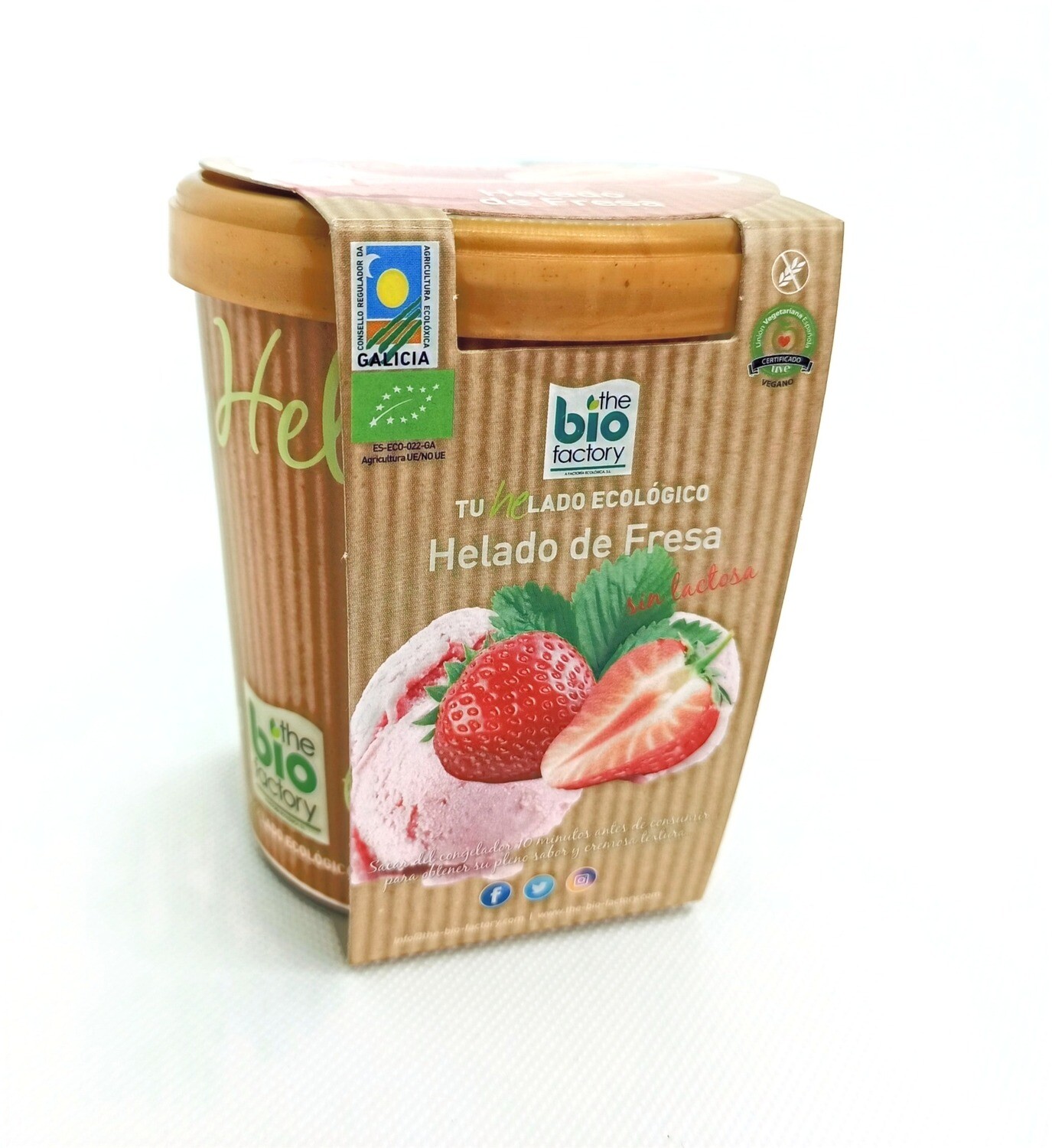 HELADO VEGANO ECOLÓGICO DE FRESA 480 ML (Envío gratuito) HELADO VEGANO ECOLÓGICO DE FRESA 480 ML (Envío gratuito)