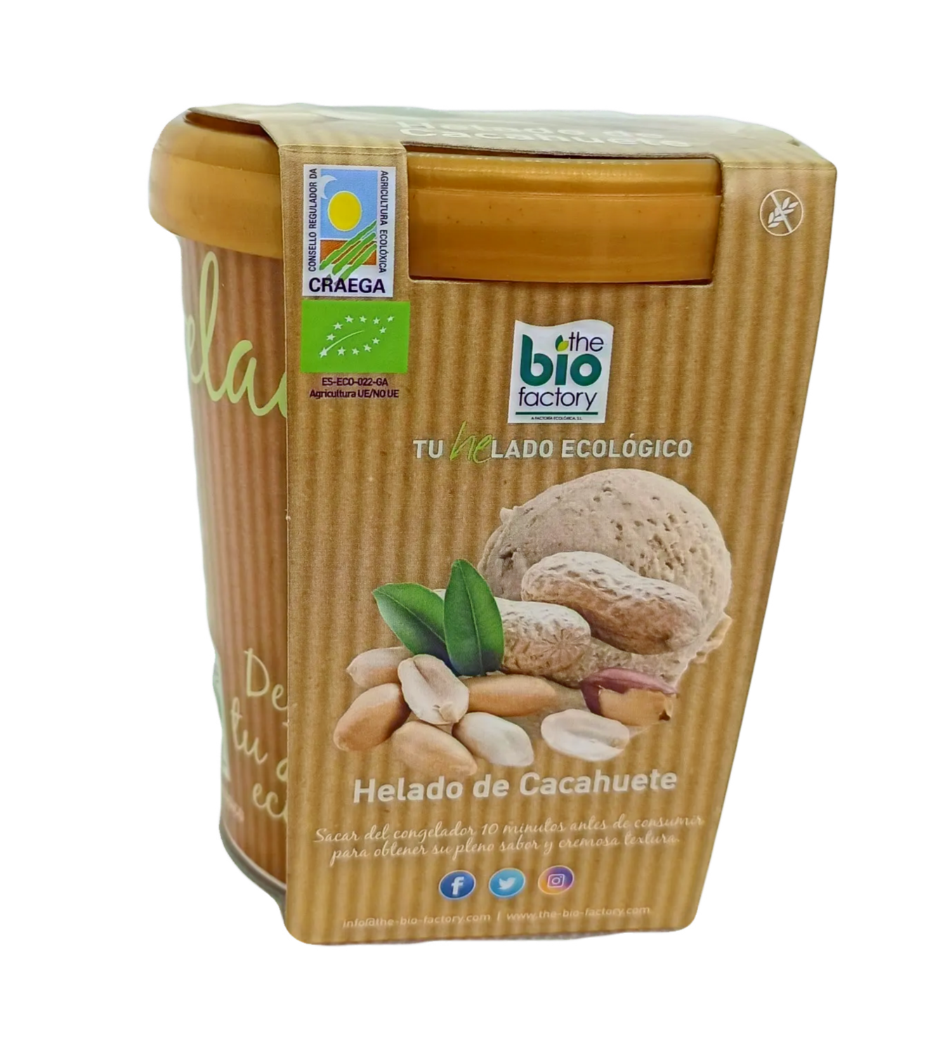 HELADO ECOLÓGICO DE CACAHUETE 480 ML (Envío gratuito) HELADO ECOLÓGICO DE CACAHUETE 480 ML (Envío gratuito)