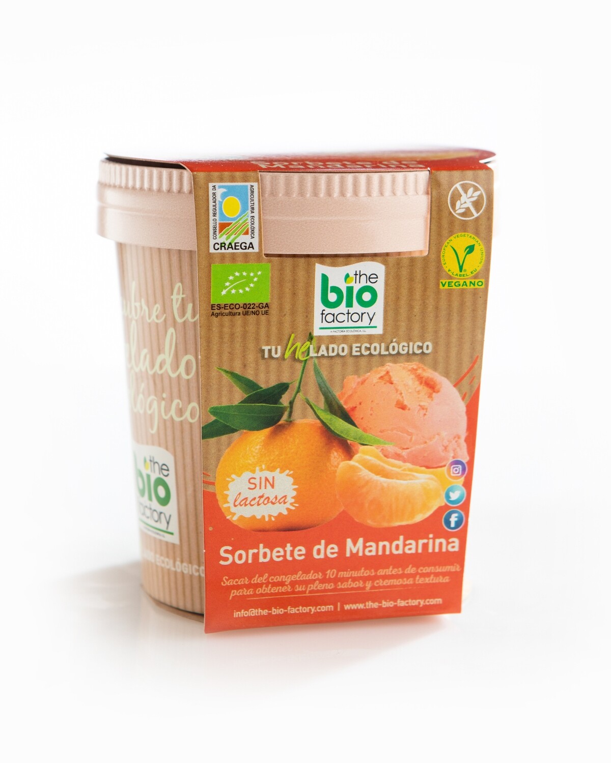 HELADO DE MANDARINA ECOLOGICO 480 ML (Envío gratuito) HELADO DE MANDARINA ECOLOGICO 480 ML (Envío gratuito)