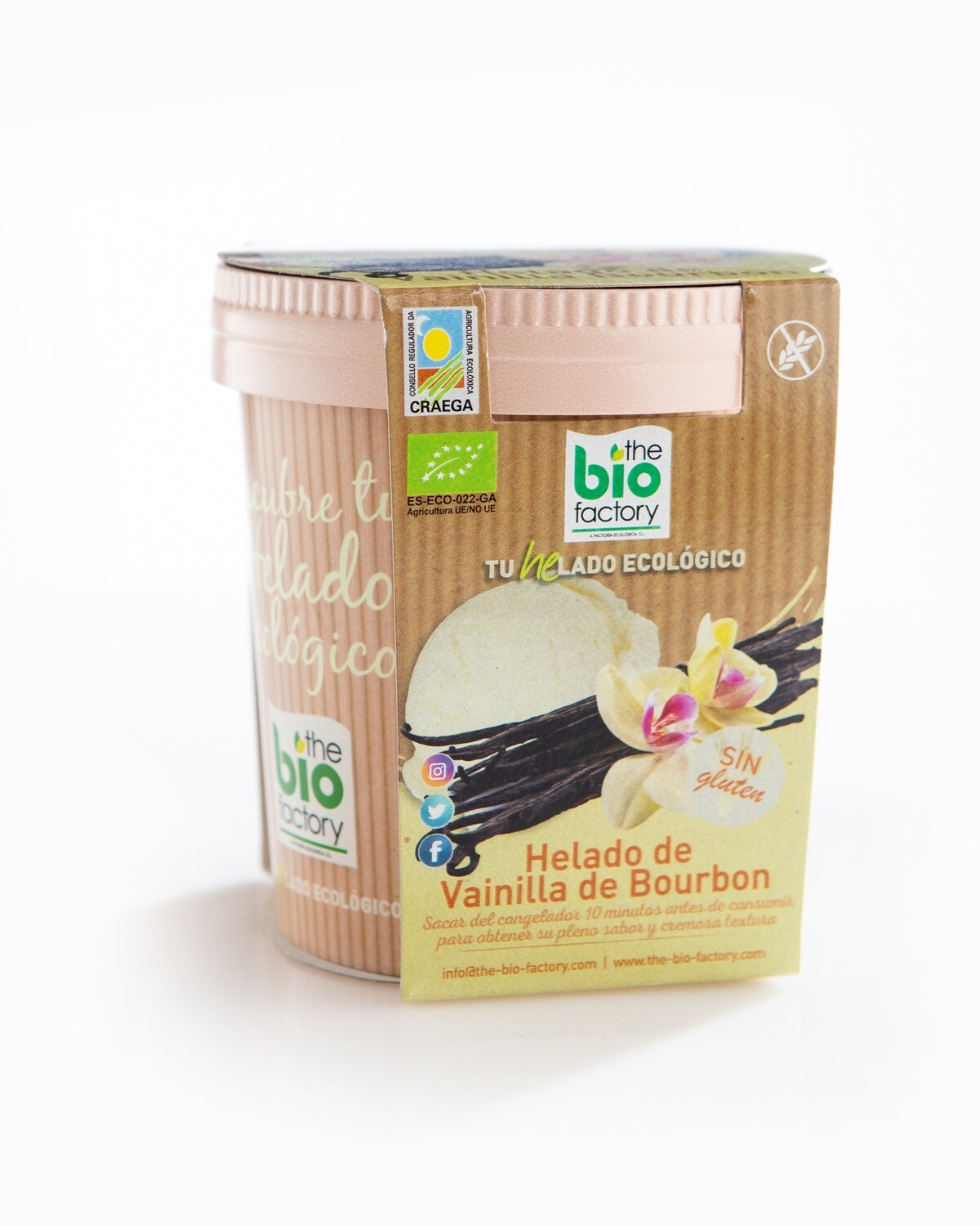 HELADO ECOLÓGICO DE VAINILLA 480 ML (Envío gratuito) HELADO ECOLÓGICO DE VAINILLA 480 ML (Envío gratuito)