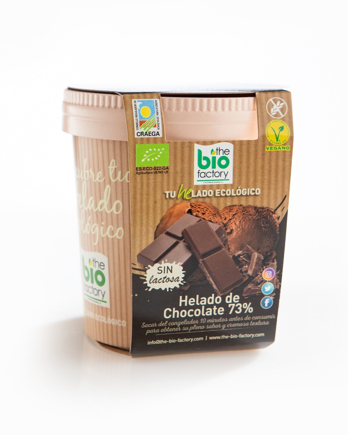 HELADO VEGANO ECOLÓGICO DE CHOCOLATE 73% 480 ML (Envío gratuito) HELADO VEGANO ECOLÓGICO DE CHOCOLATE 73% 480 ML (Envío gratuito)