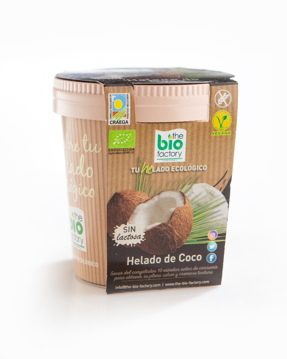 HELADO VEGANO ECOLÓGICO DE COCO 480 ML (Envío gratuito) HELADO VEGANO ECOLÓGICO DE COCO 480 ML (Envío gratuito)