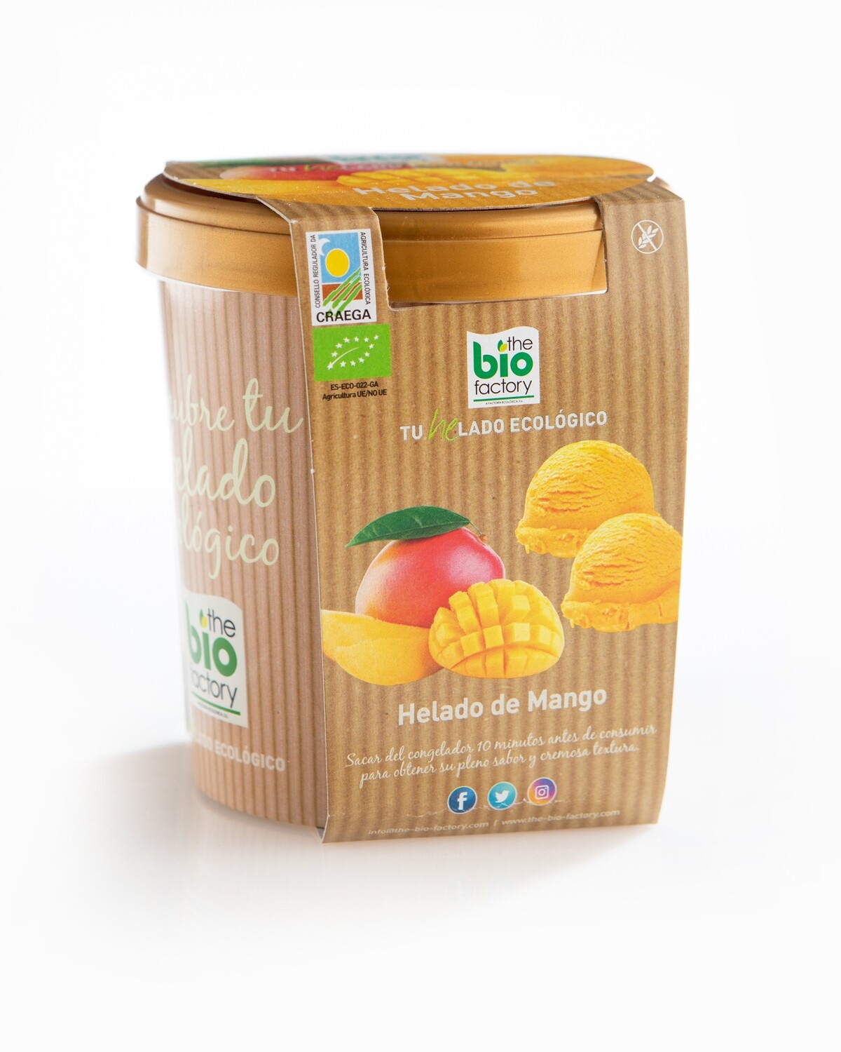 HELADO VEGANO ECOLÓGICO DE MANGO 480 ML (Envío gratuito) HELADO VEGANO ECOLÓGICO DE MANGO 480 ML (Envío gratuito)