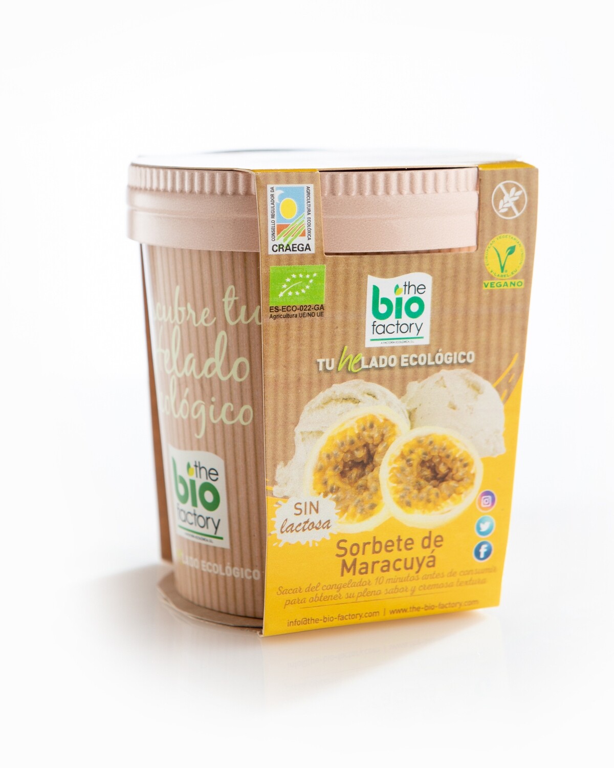 HELADO VEGANO ECOLÓGICO DE MARACUYA 480 ML (Envío gratuíto) HELADO VEGANO ECOLÓGICO DE MARACUYA 480 ML (Envío gratuíto)