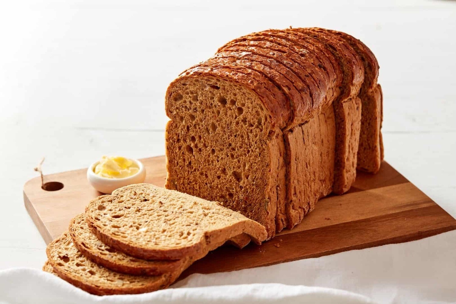 Multiseed Loaf Sliced