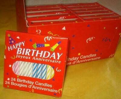 Birthday Candles - 24 pack