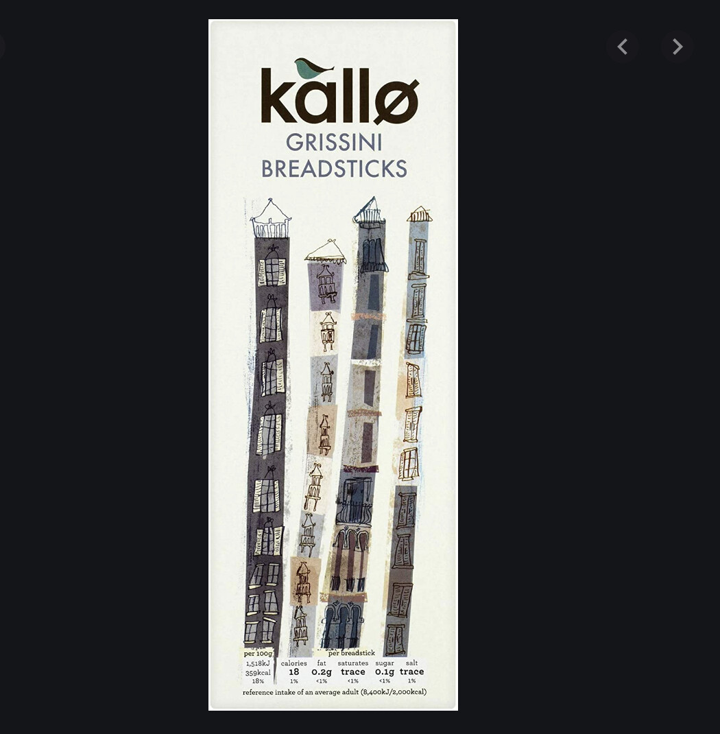 Kallo Breadsticks Box Kallo Breadsticks Box