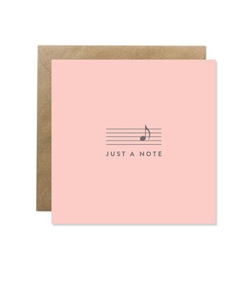 Just a Note - Greeting Card