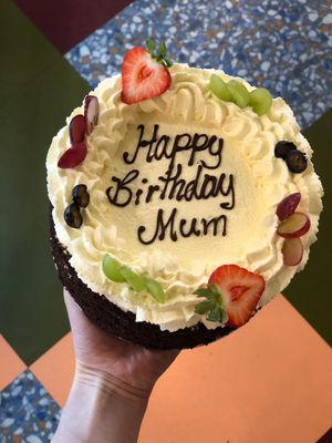 6&quot; Fresh Cream Birthday Cake (Collect after 1pm)