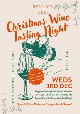 Christmas Wine Tasting Ticket 2025