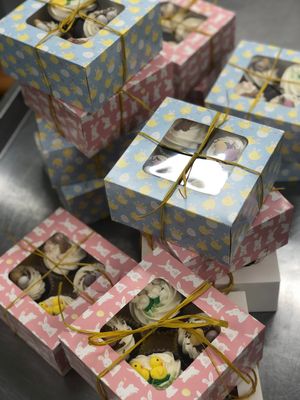 4 Easter Iced Chocolate Cupcakes