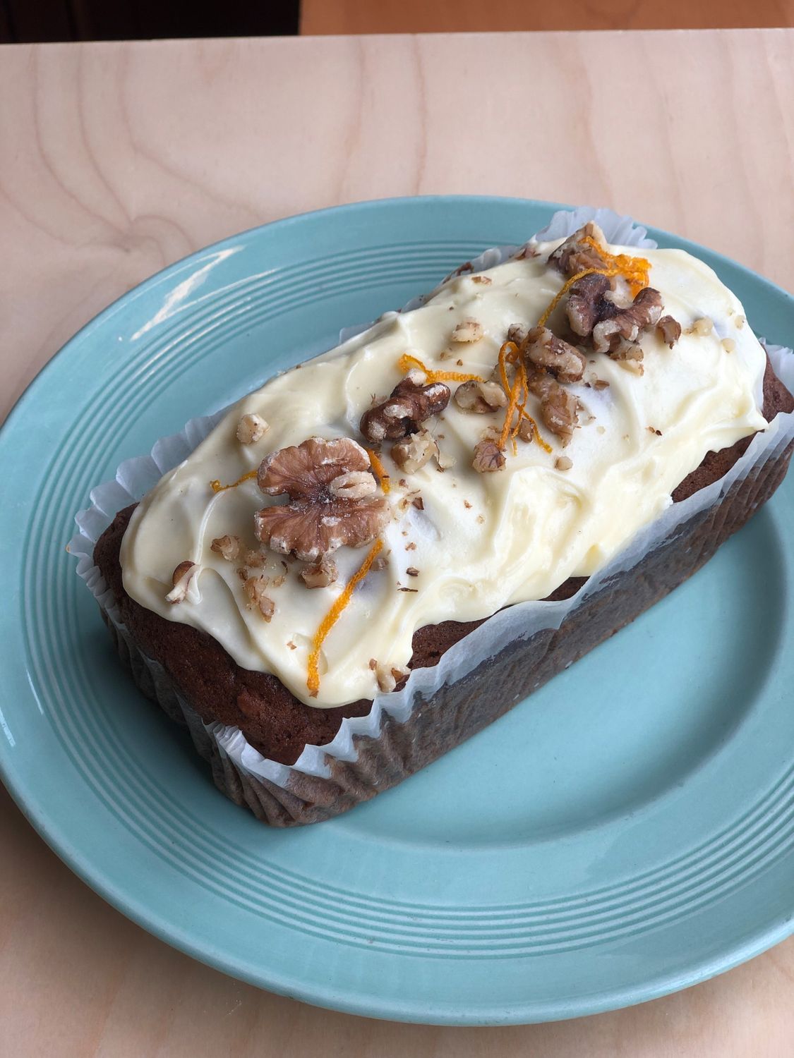 Carrot &amp; Walnut Cake