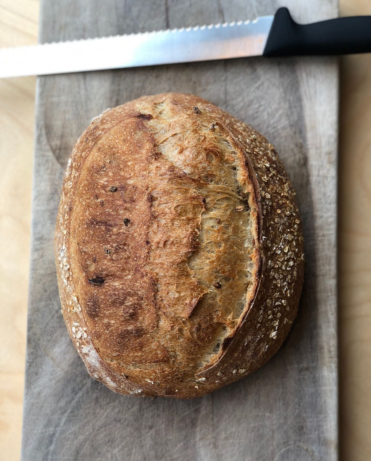 Malted Grain Sourdough (Available Weds-Sat)