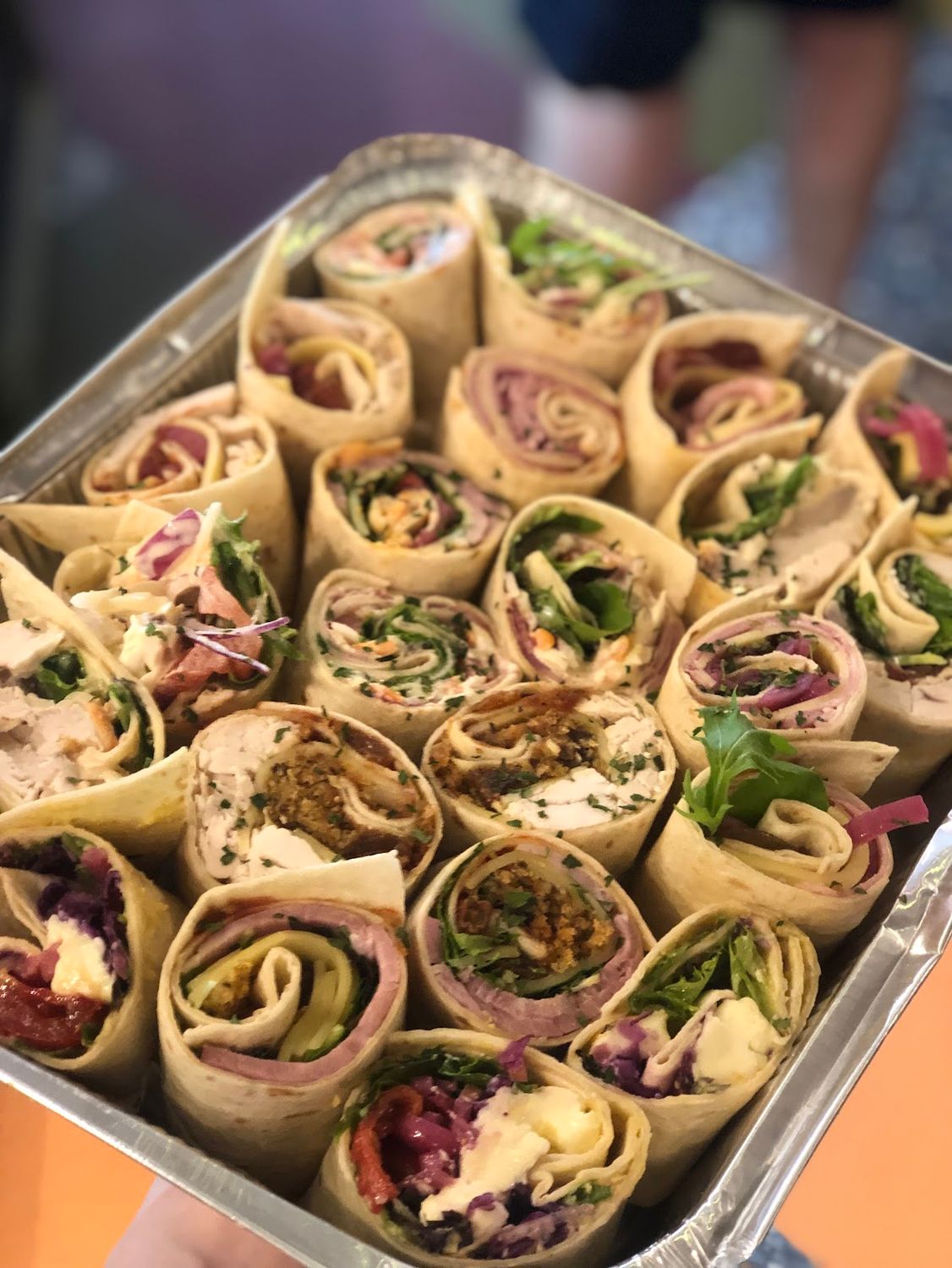 Tray of 5 Assorted Wraps