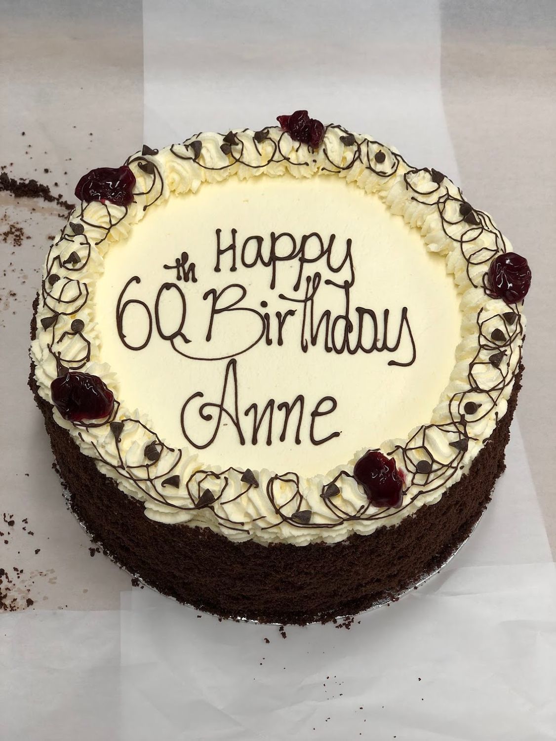 9" Black Forest Gateau Cake (Collect after 1.30pm)