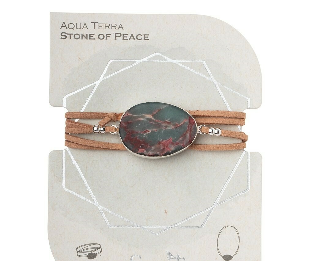 *SCT Suede Stone Wrap - Aqua Terra