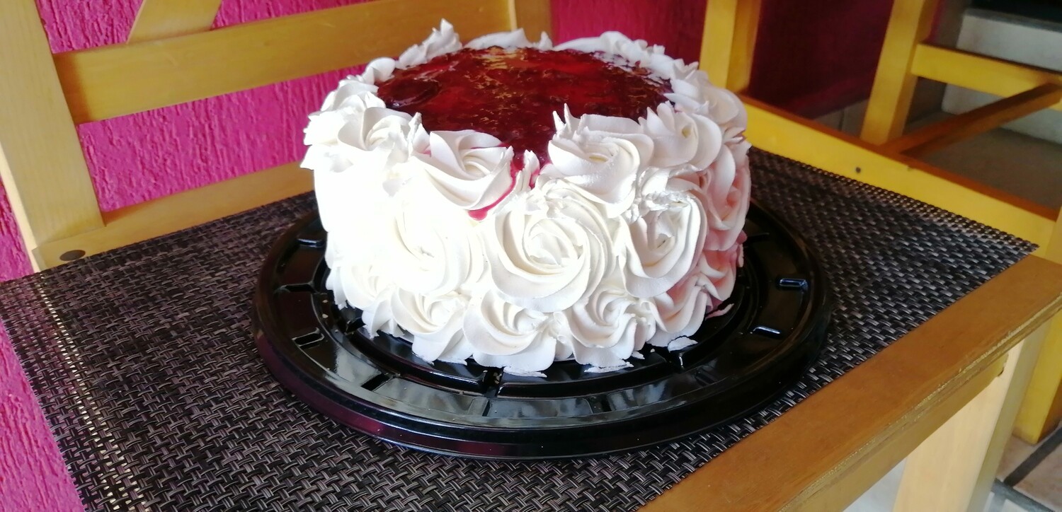 Pastel de Queso con Zarzamora