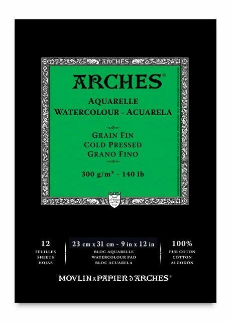 ARCHES WC PD 140CP 9X12