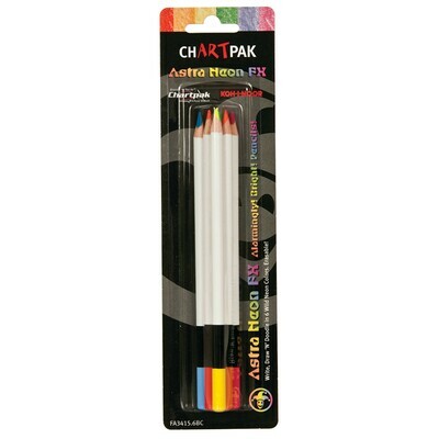 Astra Neon FX Pencils-6 Color Set