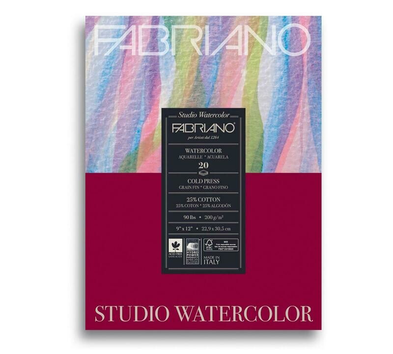 FABRIANO STUDIO WC 11X14 90CP 20SHEET PAD