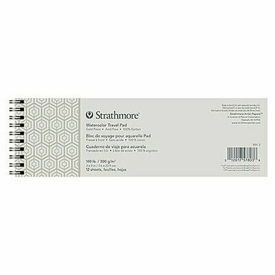 Strathmore Watercolor Travel Pad 3x9