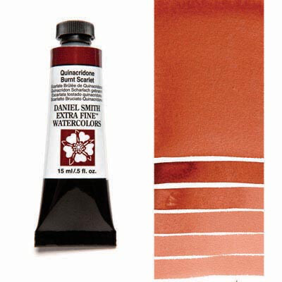 DANIEL SMITH XF WATERCOLOR 15ML QUINACRIDONE BURNT SCARLET