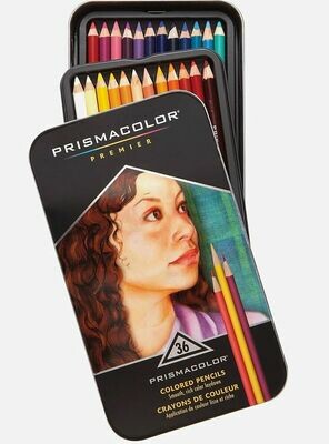 Prismacolor Premier Thick Core Colored Pencil Sets, 36-Color Set 