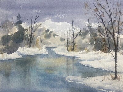 Watercolor Reflections February 