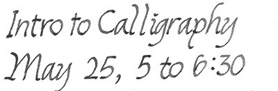 Intro to Calligraphy 