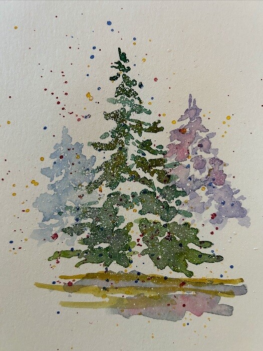 Watercolor Enchanted Forest, December 20th